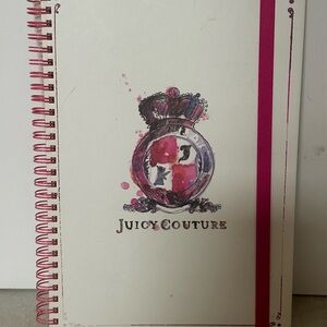 Juicy Couture Notebook with Pink and Purple Design